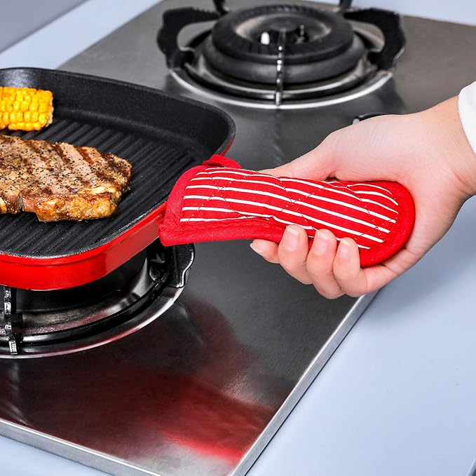 Cast iron handle covers